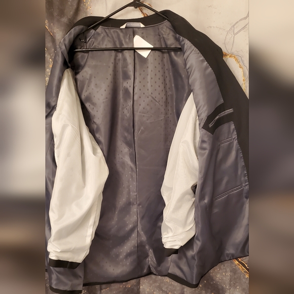 Perry Ellis Charcoal Men's Suit Jacket - Picture 7 of 15